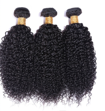 Real Human Hair Lace Front Wig - Kinky Curly Style