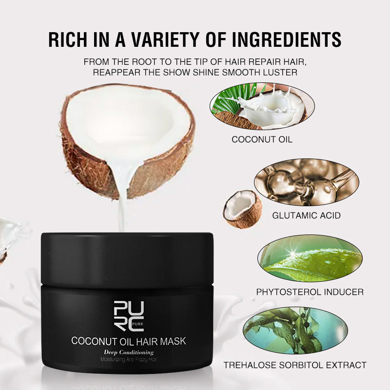 Anti-Shedding Smooth Hair Mask for Frizz Control